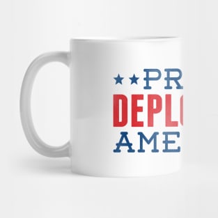 PROUD DEPLORABLE AMERICAN Mug